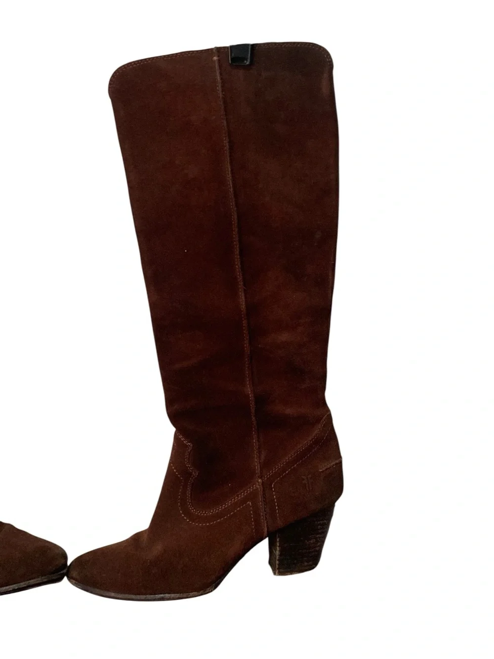 Frye Classic Brown Suede Knee-High Boots